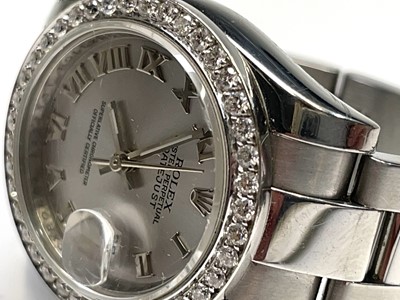 Lot 7 - A Rolex ladies Oyster Perpetual Datejust...