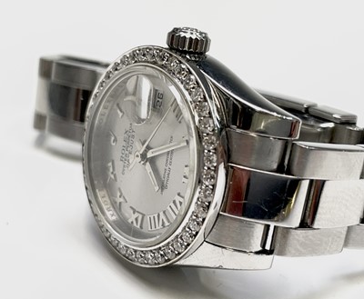 Lot 7 - A Rolex ladies Oyster Perpetual Datejust...