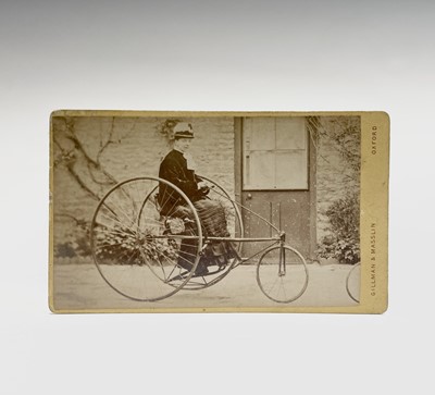 Lot 920 - Cycling Interest. Carte de Visite by Gillman &...