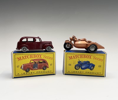 Lot 607 - Lesney - Matchbox Toys nos 17 and 66. Austin...