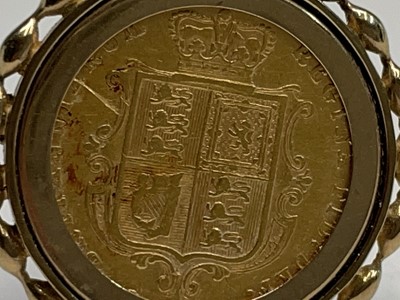 Lot 401 - A Victorian shield back half-sovereign 1872 in...