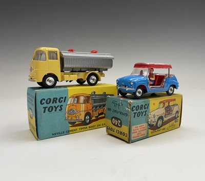 Lot 616 - Corgi Toys. 240 Ghia Fiat 600 Jolly, blue body,...