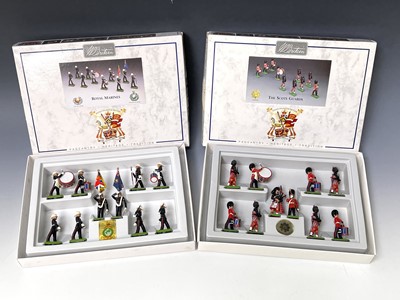 Lot 619 - Britains - Scots Guards and Royal Marines -...