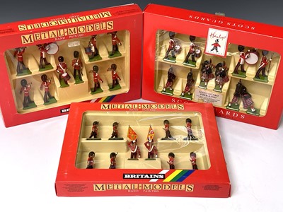 Lot 621 - Britains - Scots Guards sets 7206 and 7207 and...