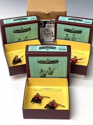 Lot 625 - Britains - Sherwood Foresters - sets 8815, 6 &...