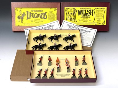 Lot 629 - Britains - Lifeguards and Welsh Guards - boxed...