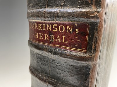 Lot 395 - JOHN PARKINSON. 'Theatrum Botanicum: The...