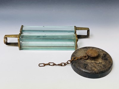 Lot 518 - Railwayana - Steam engine relics. Comprising...