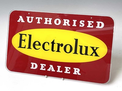 Lot 129 - A 1960s glass advertising plaque 'Authorised...