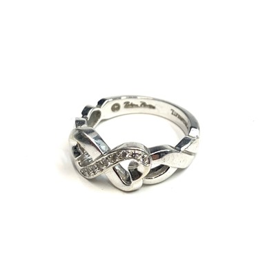 Lot 439 - A Tiffany Paloma Picasso Double Loving Heart...