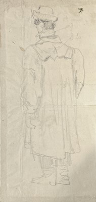 Lot 1443 - John I VARLEY (1778-1842) Pencil sketch...