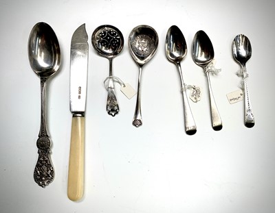 Lot 83 - An Elkington Manchester Dog Show silver spoon,...