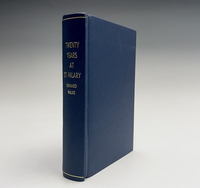 Lot 581 - BERNARD WALKE. 'Twenty Years at St. Hilary.'...