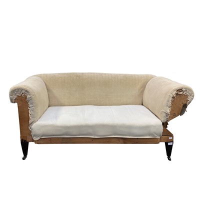 Lot 3121 - A late 19th/early 20th century drop-end settee,...