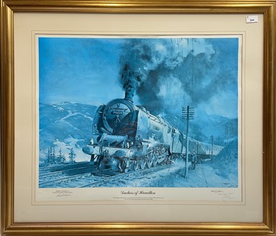 Lot 544 - Railways - Framed / Framed and glazed pictures...