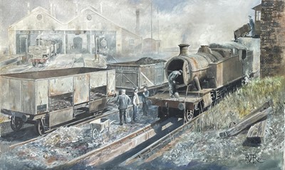 Lot 540 - Railways - Original Artwork by Devon Artist...
