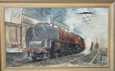 Lot 542 - Railways - Original artwork by Devon Artist...