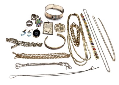Lot 455 - Silver-gilt jewellery etc.