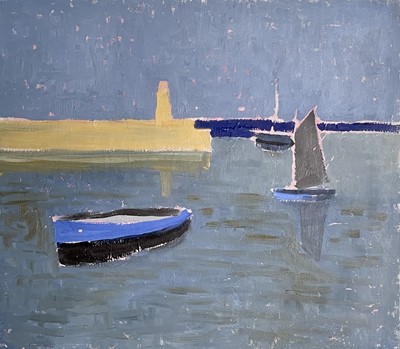Lot 93 - Jeremy LE GRICE (1936-2012) Three Boats, St...