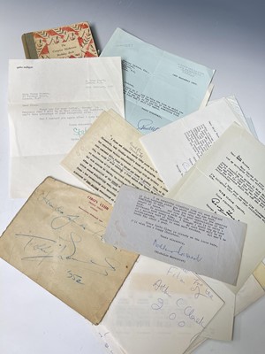 Lot 924 - Autographs - Novelists, etc. Various signed...