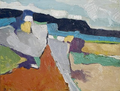 Lot 183 - Leon DAVIES (1947) Penwith Moorland, Zennor...