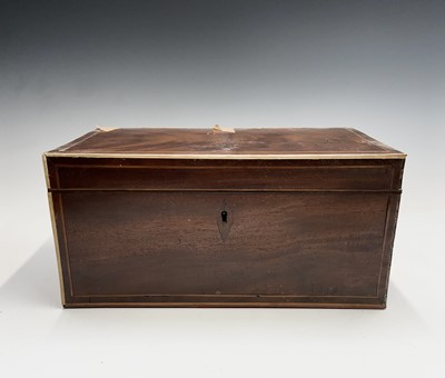 Lot 62 - A George III mahogany, boxwood and ivory...