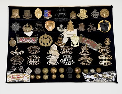 Lot 194 - Officer Training and Cadet Corps. A display...