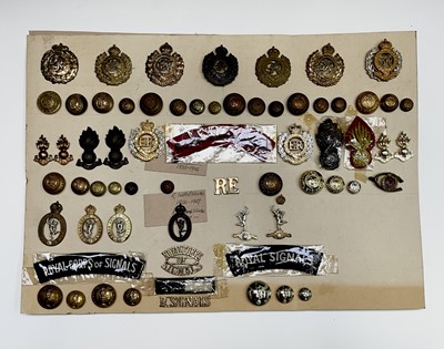 Lot 206 - Royal Engineers / Royal Signals. A display...