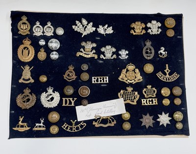 Lot 207 - Miscellaneous - 3 (mainly Yeomanry). A display...