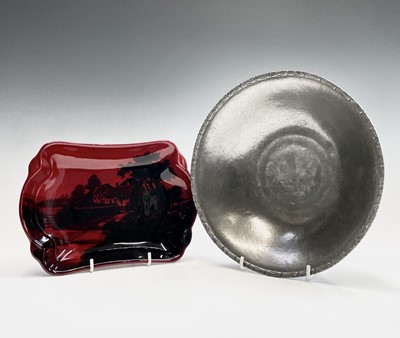 Lot 73 - A Liberty & Co Tudric English pewter bowl,...