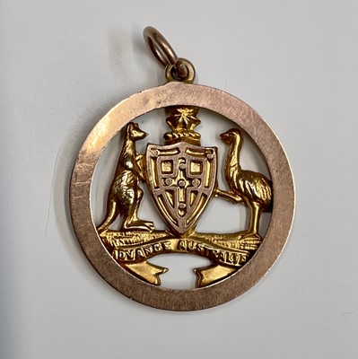 Lot 171A - An Advance Australia gold fob Rd No 263 1.7gm