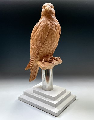 Lot 1024 - Bill PRICKETT (1965) Gyrfalcon Lime Wood...