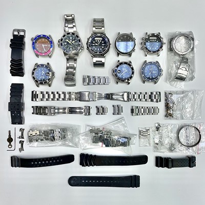 Lot 13 - A Seiko 5 Sports 7S36 01E0 divers watch no....