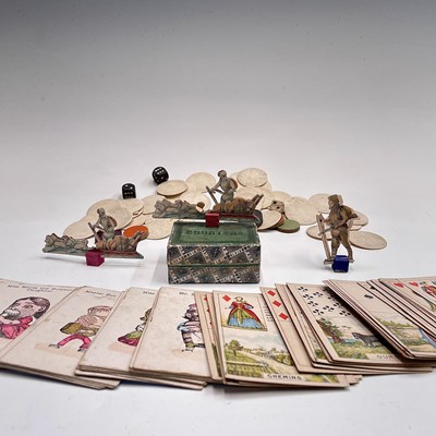 Lot 130 - A part set of French fortune telling/Tarot...