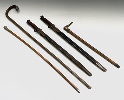 Lot 249 - Military Weapons, etc. A black plastic bag...