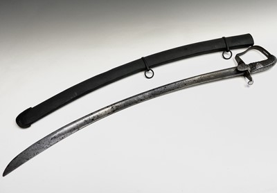 Lot 250 - Cavalry Sword. A cavalry sword and scabbard in...