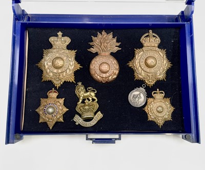 Lot 255 - Royal Marines - 2. A blue plastic and glass...