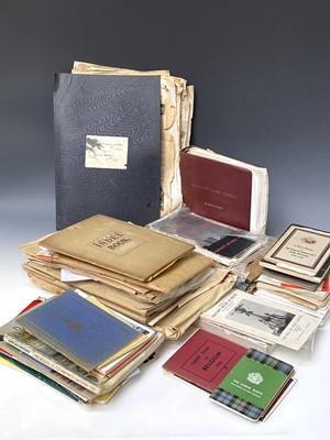 Lot 259 - Military Books and Ephemera. Two large plastic...