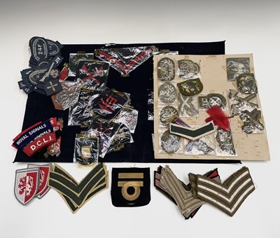 Lot 261 - Military Cloth Badges - approximately 50+. A...