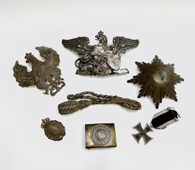 Lot 264 - German Militaria. A small box containing...