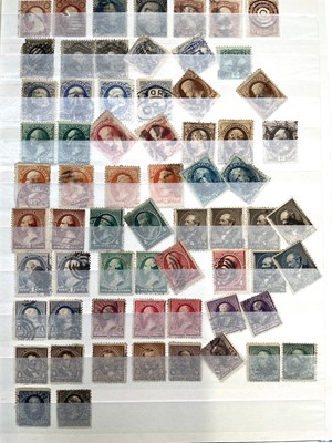 Lot 358 - U.S.A. A stockbook containing a clean, well...