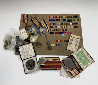 Lot 266 - World War One Medals and Miscellaneous...