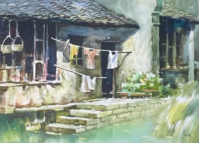 Lot 109 - A Chinese watercolour by Ke Ming Ze, signed,...