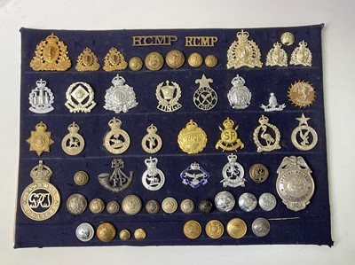 Lot 270 - Police Forces - Foreign. A display card of...