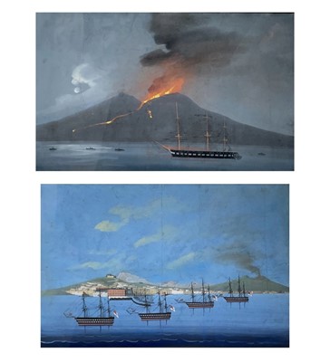 Lot 1063 - Neopolitan School The Bay with a British...