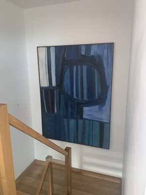 Lot 25 - Sir Terry FROST (1915-2003) Blue and Black...