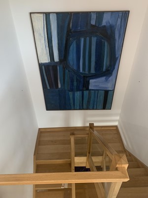 Lot 25 - Sir Terry FROST (1915-2003) Blue and Black...