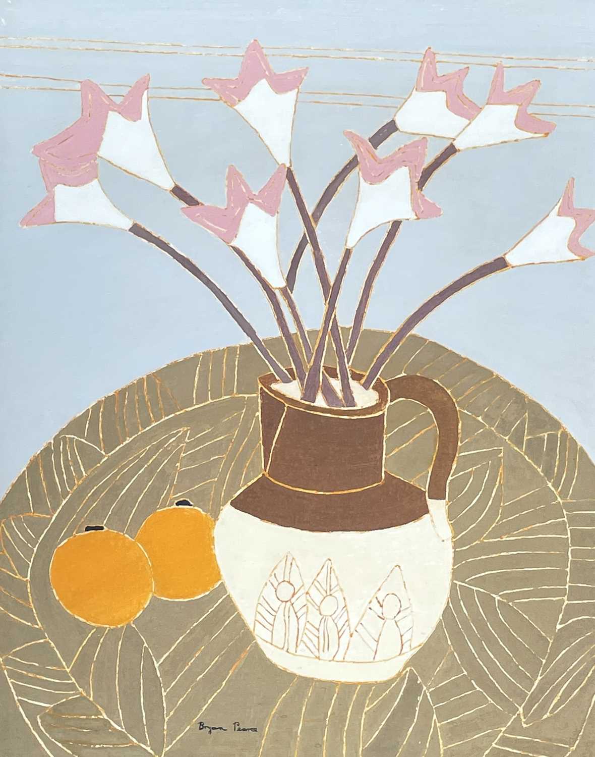 Lot 9 - Bryan PEARCE (1929-2006) Belladonna Lilies and...