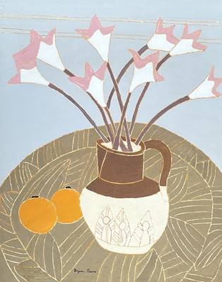 Lot 9 - Bryan PEARCE (1929-2006) Belladonna Lilies and...