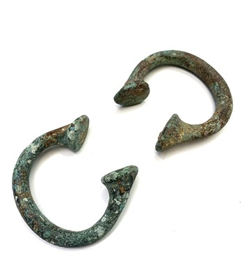 Lot 48 - Cornish shipwreck interest, Two bronze...